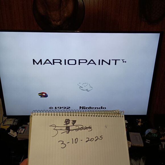 Mario Paint (Super Nintendo, 1992) - Clean/ Tested/ Authentic - Picture 2 of 16